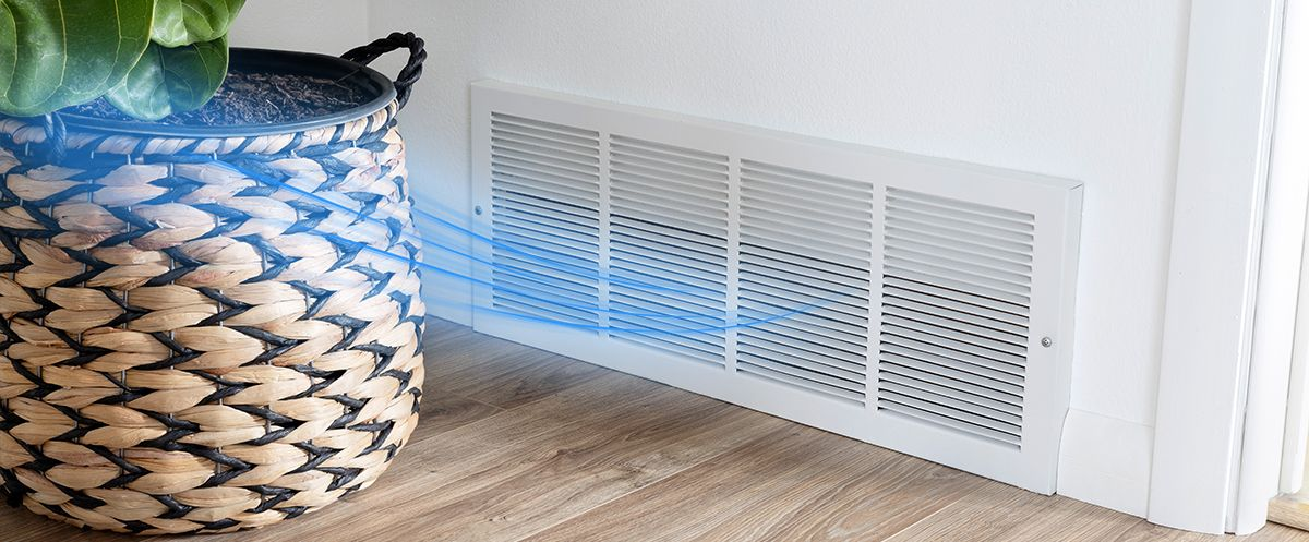 HVAC Interior Air Intake Airflow Graphic